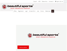 Tablet Screenshot of beautiful-sports.com
